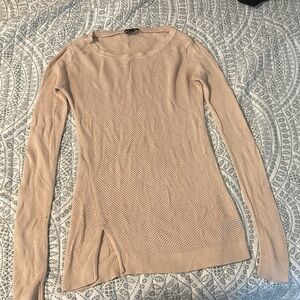 Express Women's Blush Crew Neck Sweater